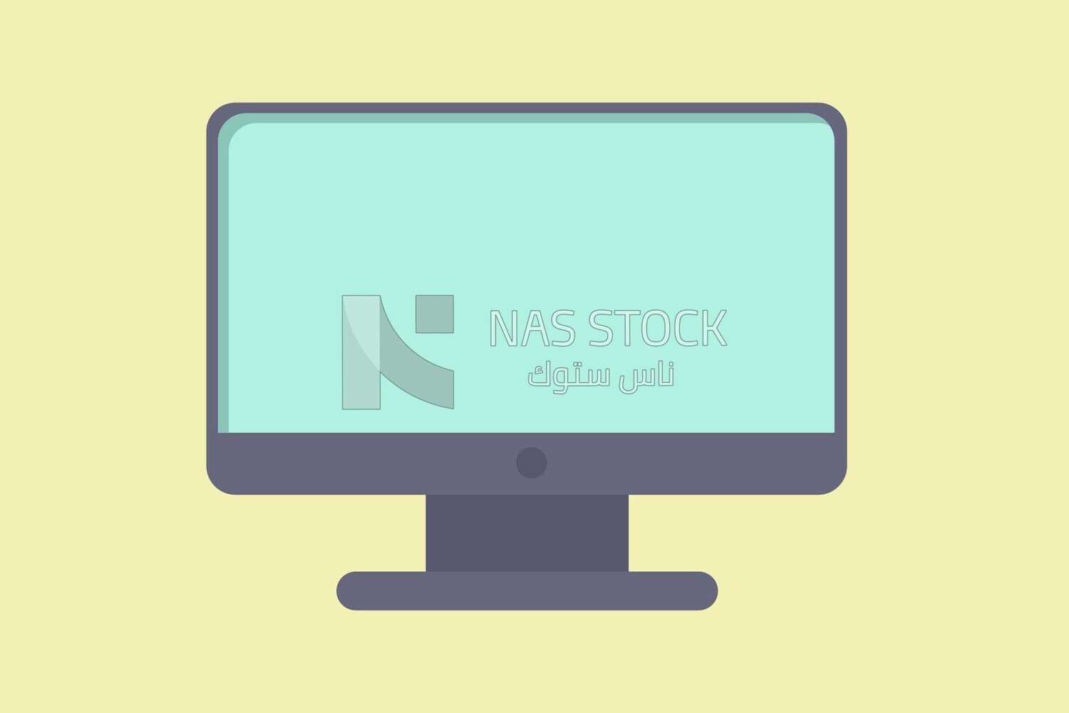 Computer screen, icons and templates, vector illustrator