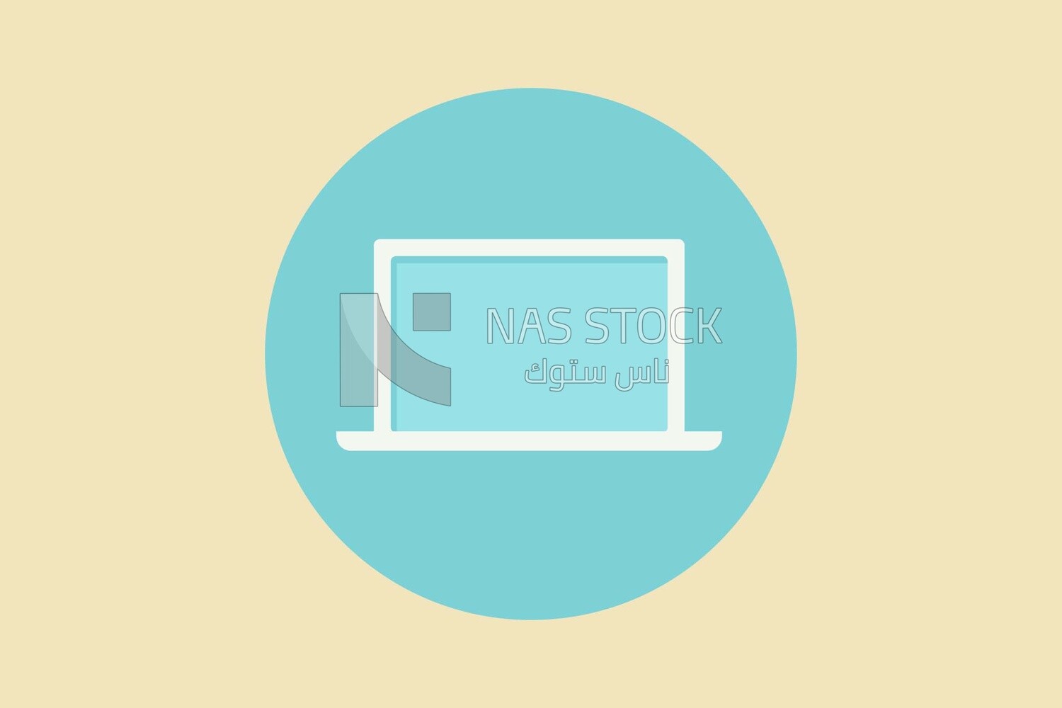 Laptop, icons, templates and vector illustrator