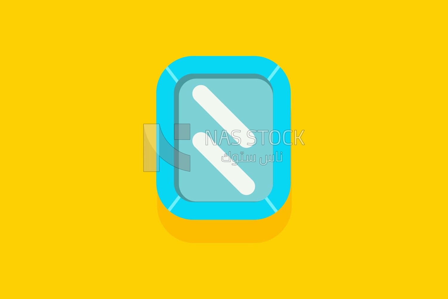 Wall mirror, icons, templates and vector illustrator