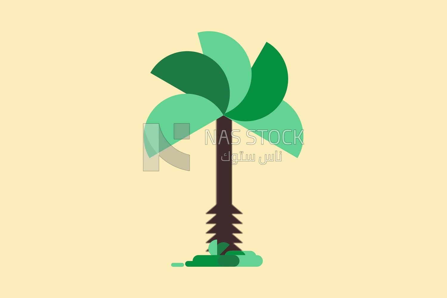 Green plant, icons, templates and vector illustrator