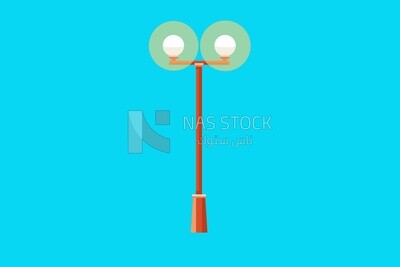 Lamppost icon, icons, templates and vector illustrator