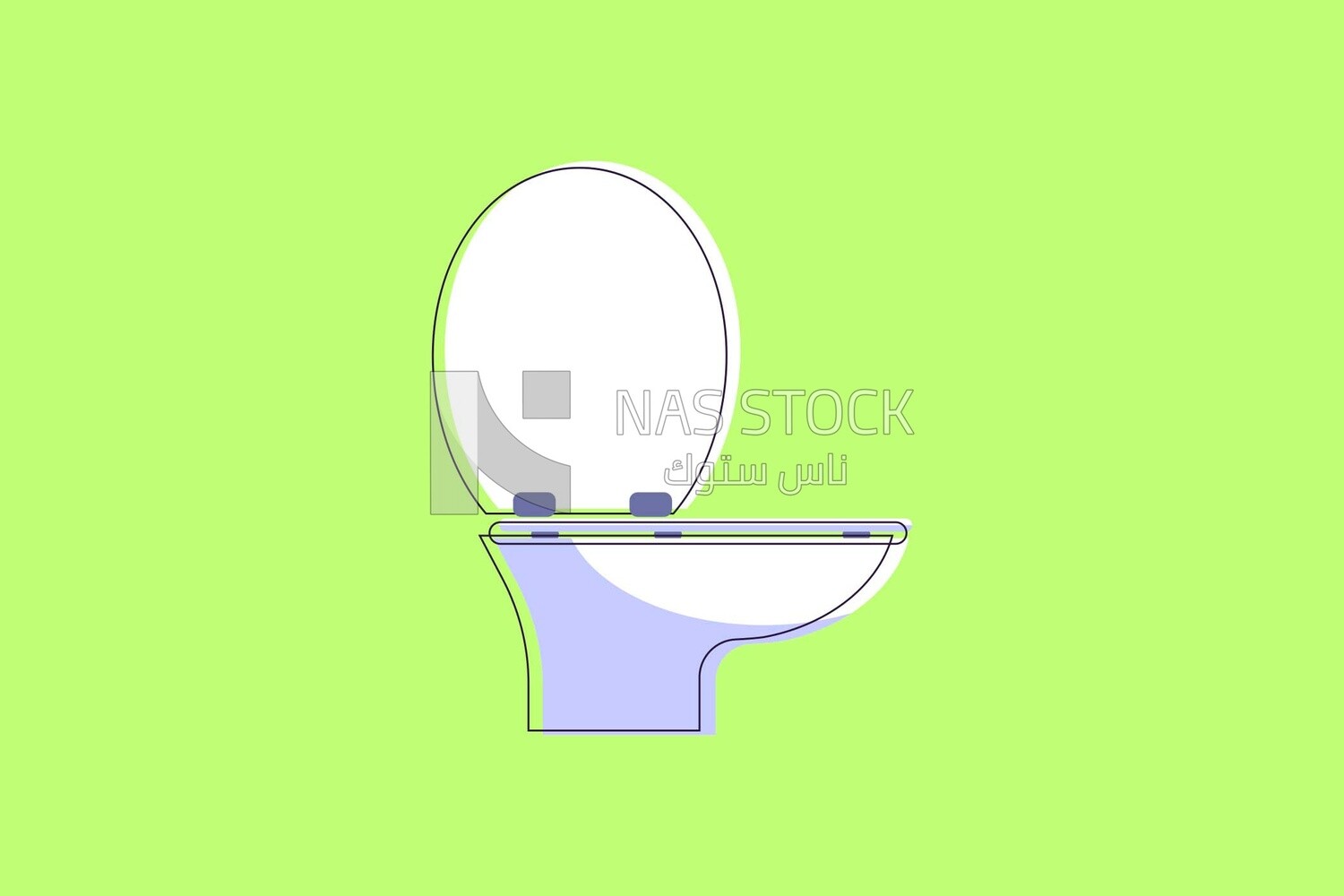 Toilet, icons, templates and vector illustrator
