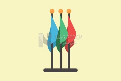 Flags, icons, templates and vector illustrator