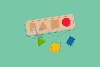 Puzzle, icons, templates and vector illustrator