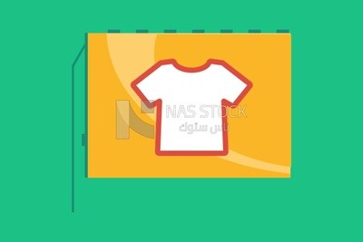 White t-shirt, icons, templates and vector illustrator