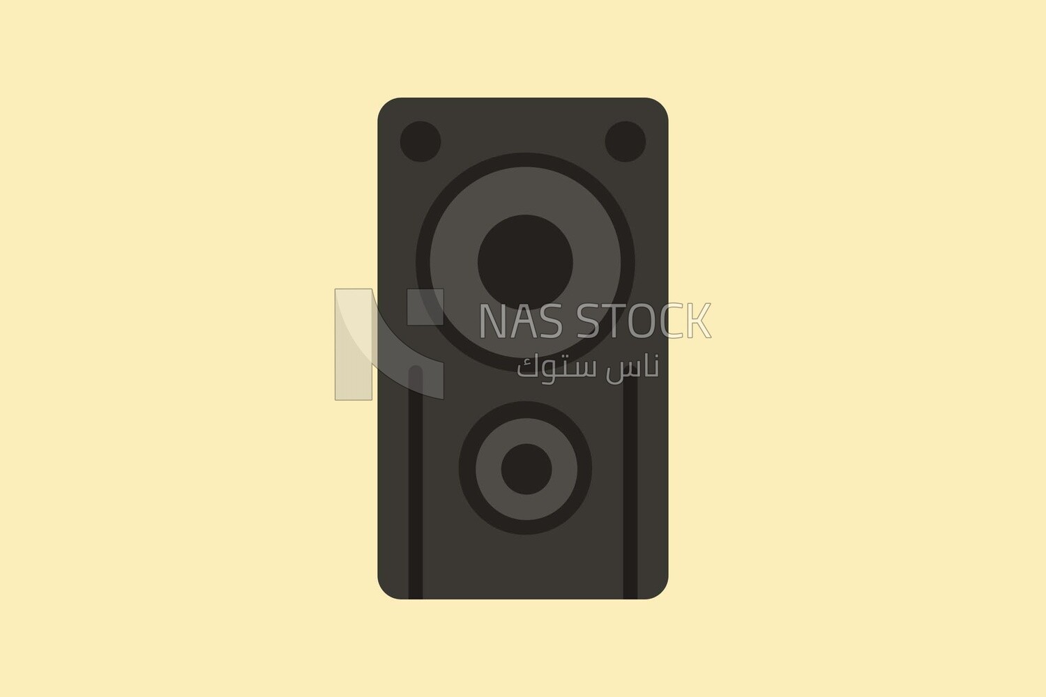 Loudspeaker, icons, templates and vector illustrator