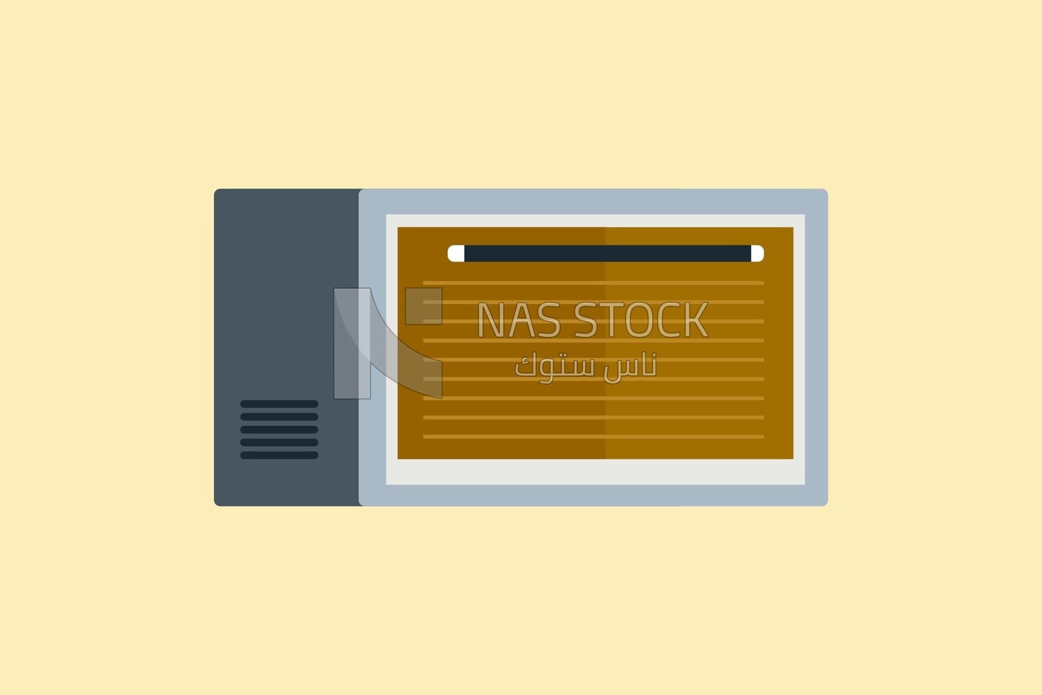 Microwave, icons, templates and vector illustrator