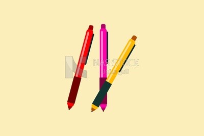 pens, icons, templates and vector illustrator