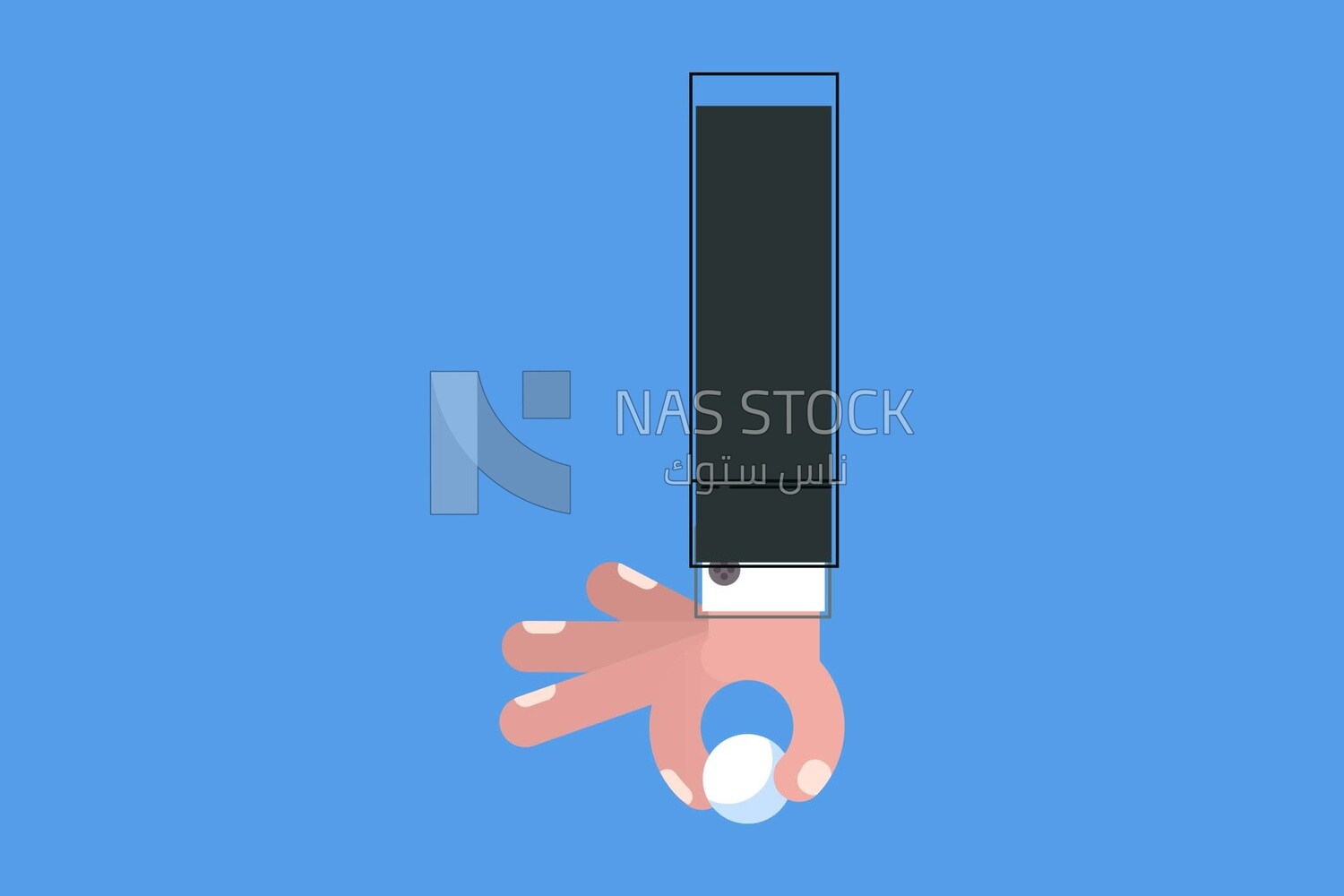 Hand holding a ball, icons, templates and vector illustrator