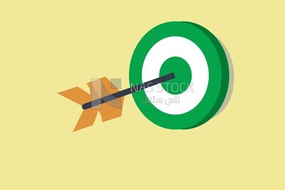 Board with an arrow on it, icons, templates and vector illustrator
