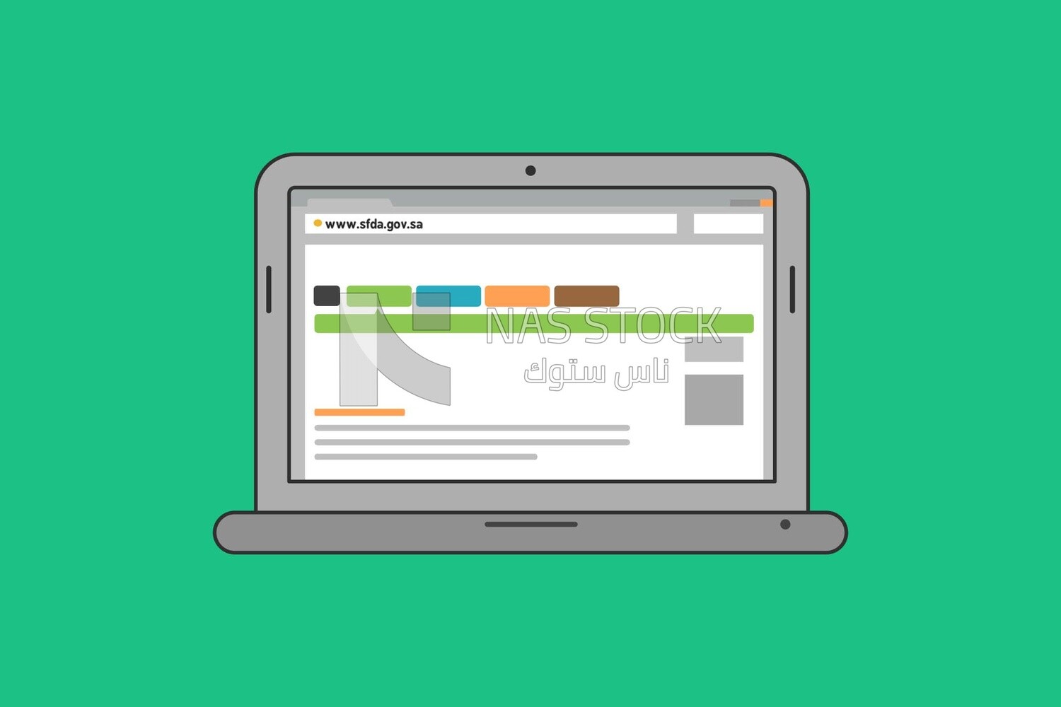 Laptop, icons, templates and vector illustrator