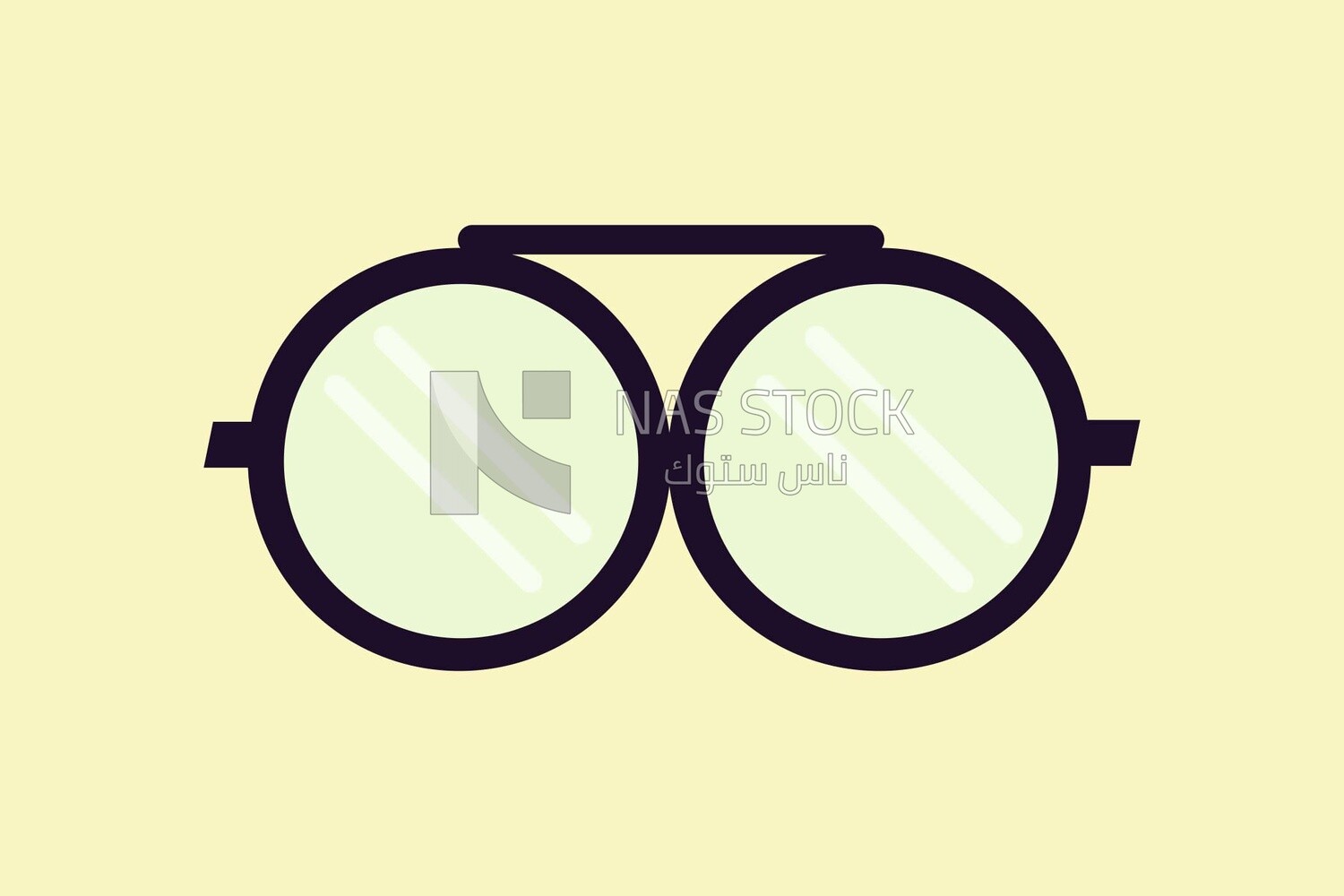 Glasses, icons, templates and vector illustrator
