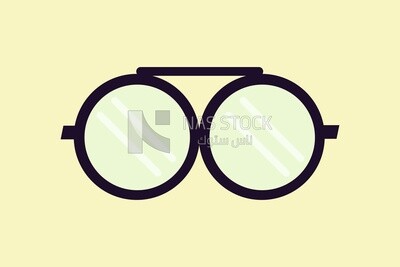 Glasses, icons, templates and vector illustrator