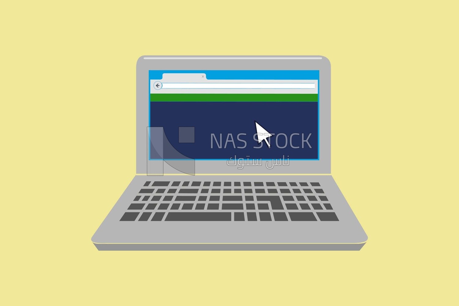 Laptop, icons, templates and vector illustrator
