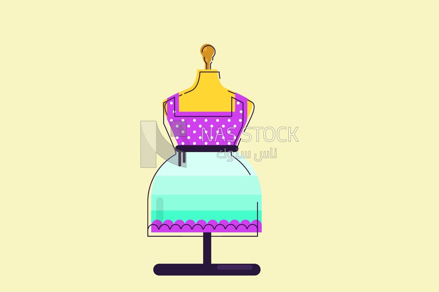 Dress, icons, templates and vector illustrator