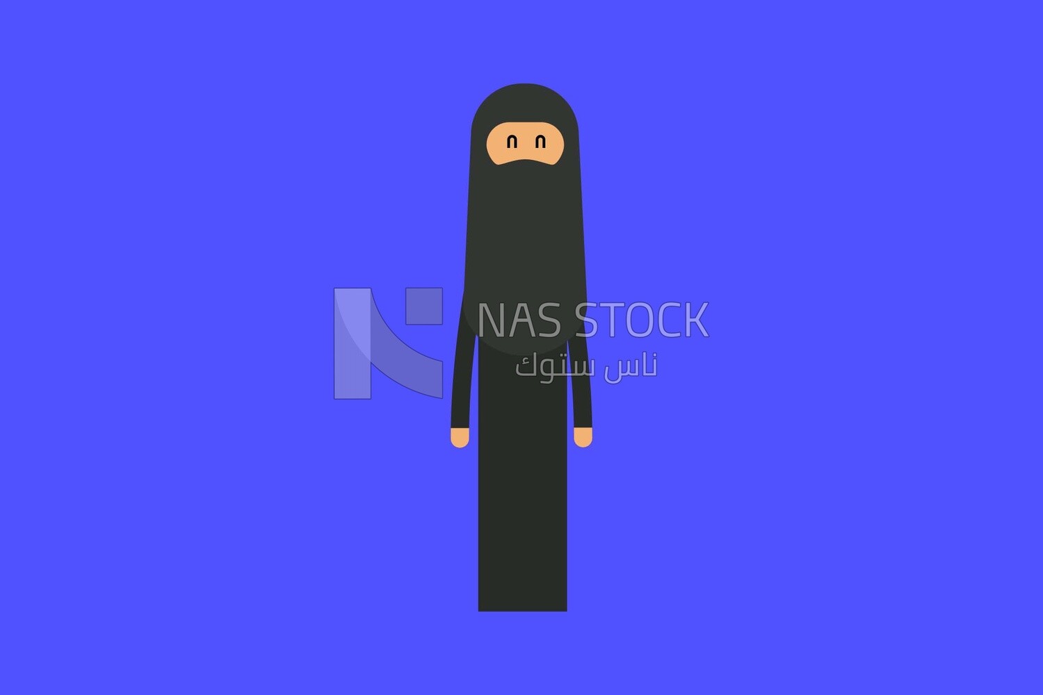 Veiled woman