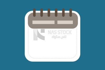 Calendar icon, graphics, icons, vector illustrator.