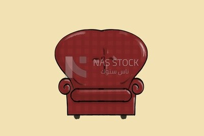 Chair, icons and templates, vector illustrator