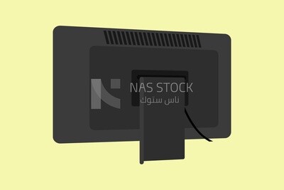Television screen, icons and templates, vector illustrator