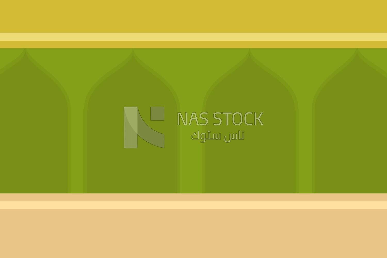 Mosque background, wallpaper, vector illustrator