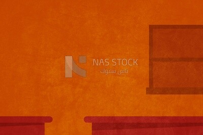 Orange background, wallpaper, vector illustrator