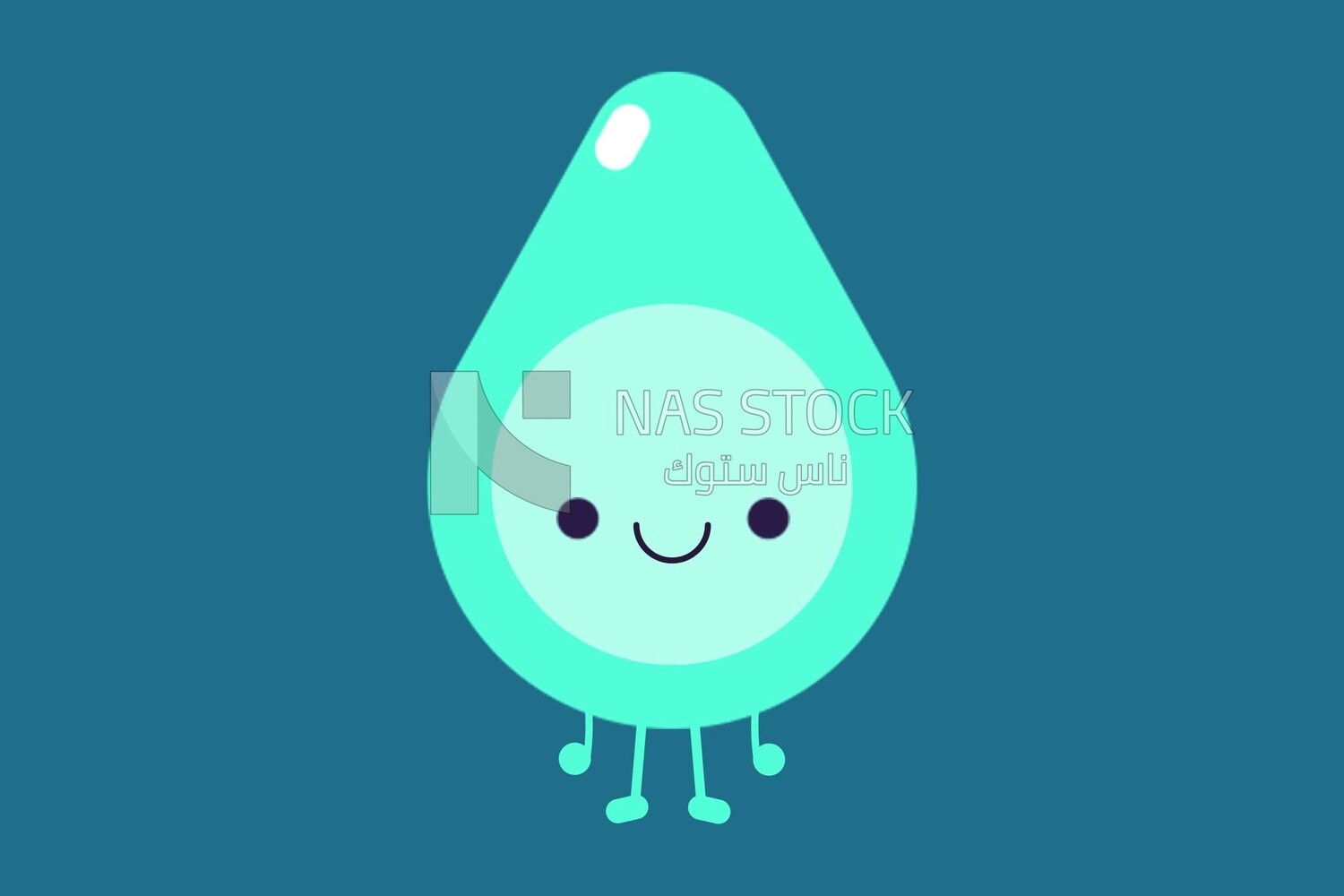 Drop of water, icons and templates, vector illustrator