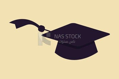 Graduation cap, icons and templates, vector illustrator
