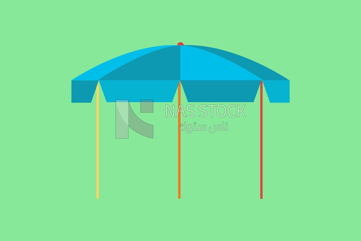 Umbrella icon, icons and templates, vector illustrator