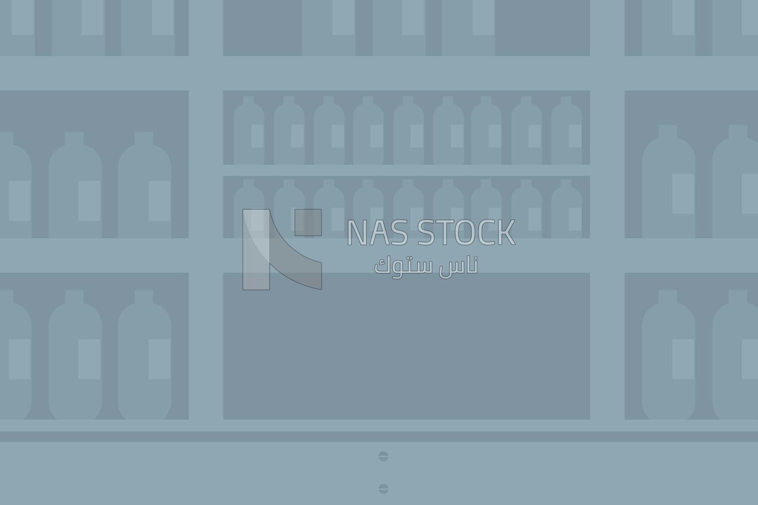 Bottles background, wallpaper, vector illustrator