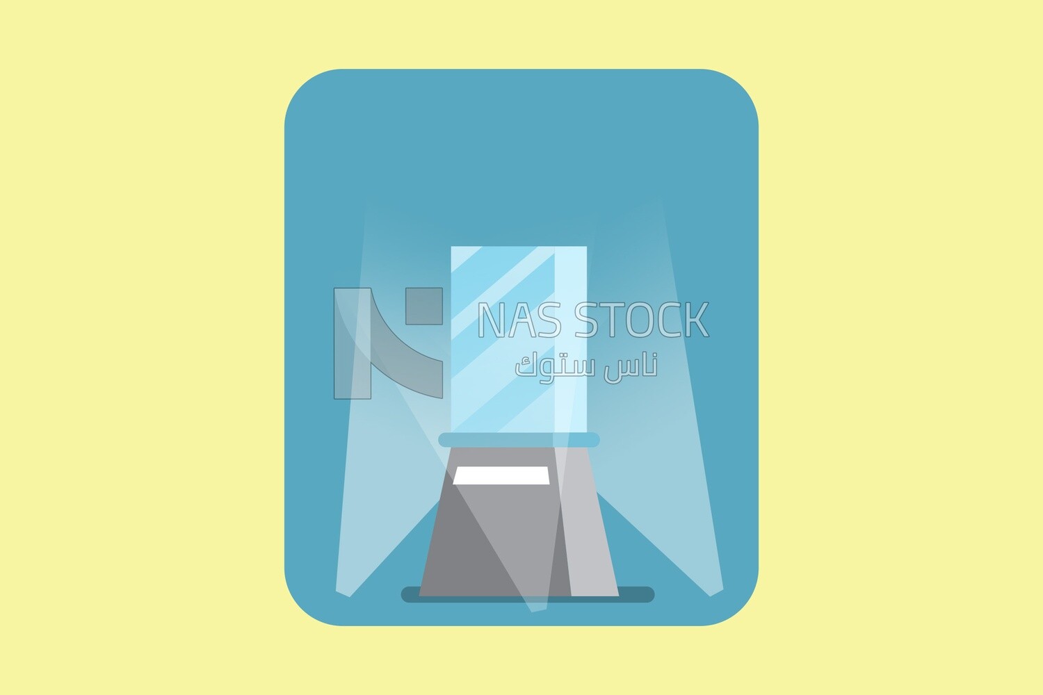 Glasses on the table, icons and templates, vector illustrator