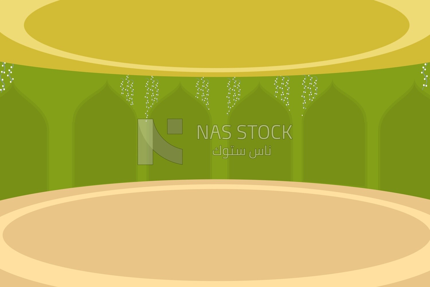 Mosque background, wallpaper, vector illustrator