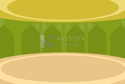 Mosque background, wallpaper, vector illustrator