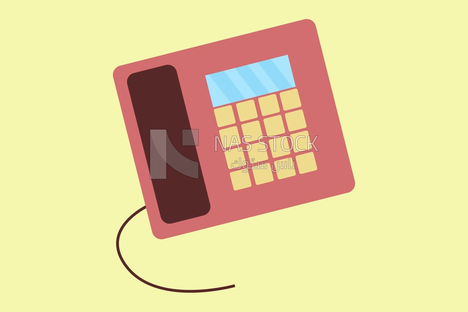 Telephone icon, icons and templates, vector illustrator