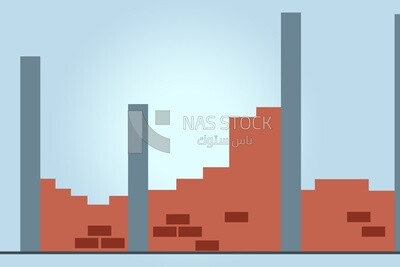 Building icon, wallpaper, vector illustrator