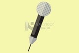 Microphone, icons and templates, vector illustrator