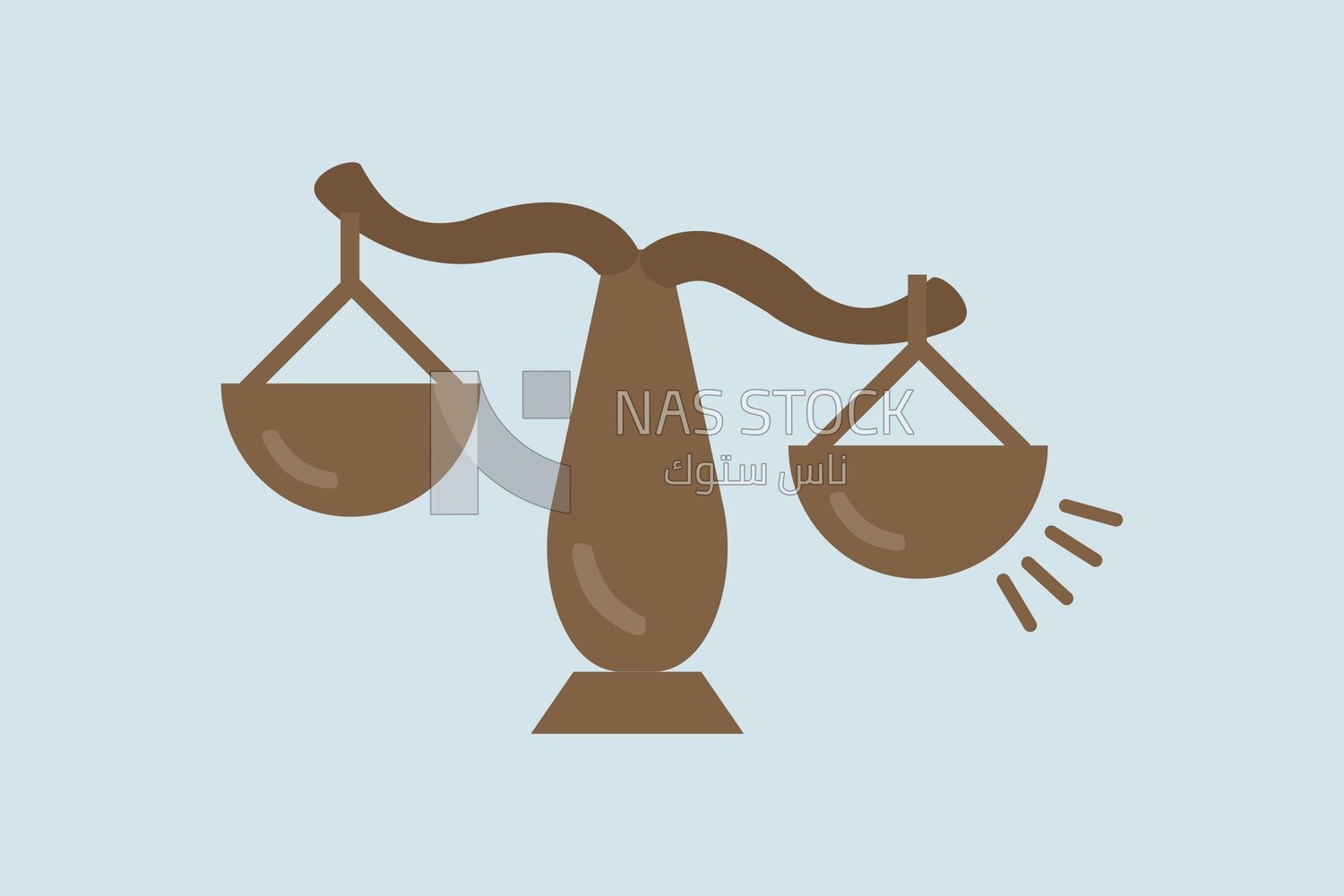 Justice scale icon, icons and templates, vector illustrator
