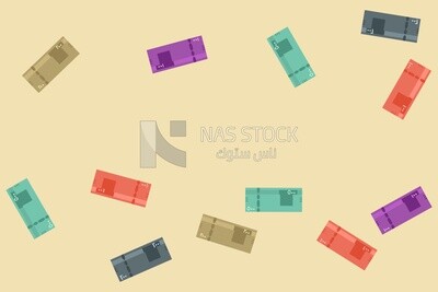 Money, icons and templates, vector illustrator