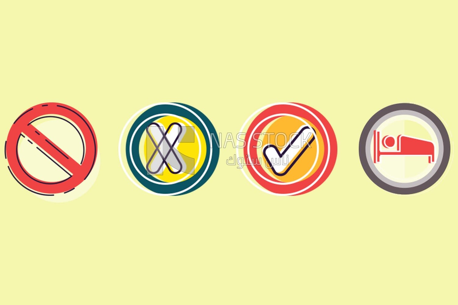 Different icons on the same background, icons and templates, vector illustrator