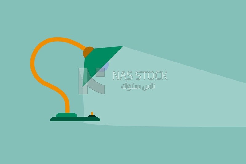 Office lamp, office, icons, vector illustrator