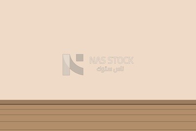 beige background with a wooden floor, wallpaper, vector illustrator