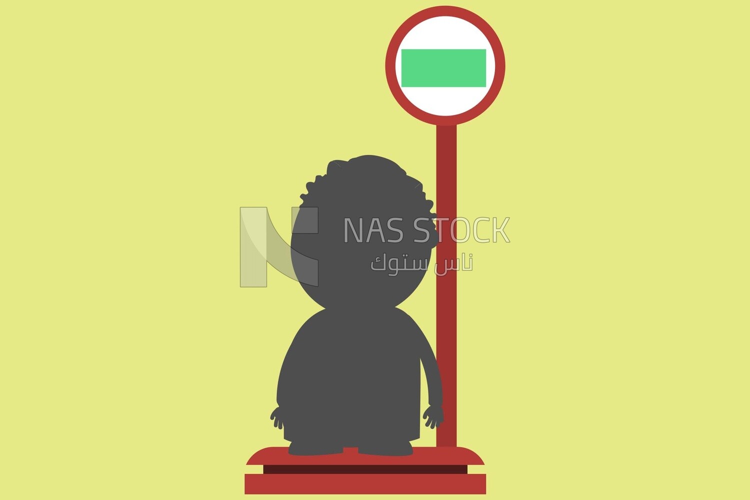 Road speed limit sign, icons and templates, vector illustrator