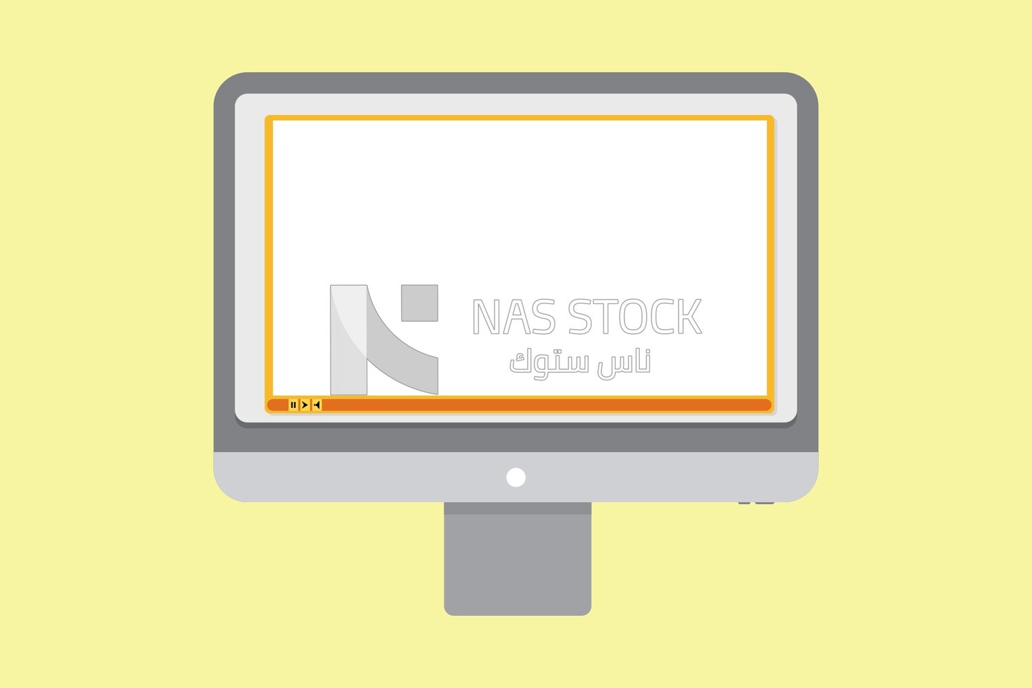 Computer screen, icons and templates, vector illustrator