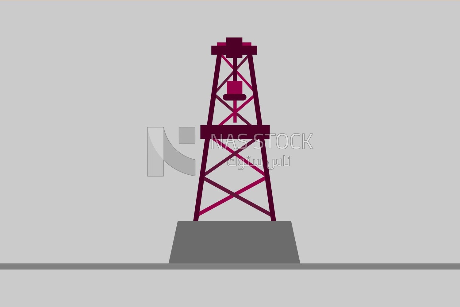 Electric tower, graphics, icons, vector illustrator.