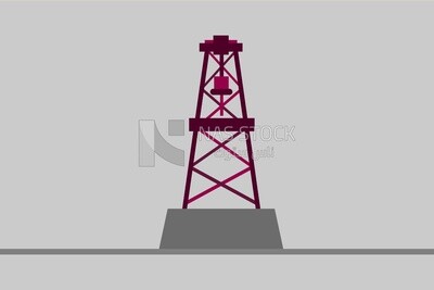 Electric tower, graphics, icons, vector illustrator.