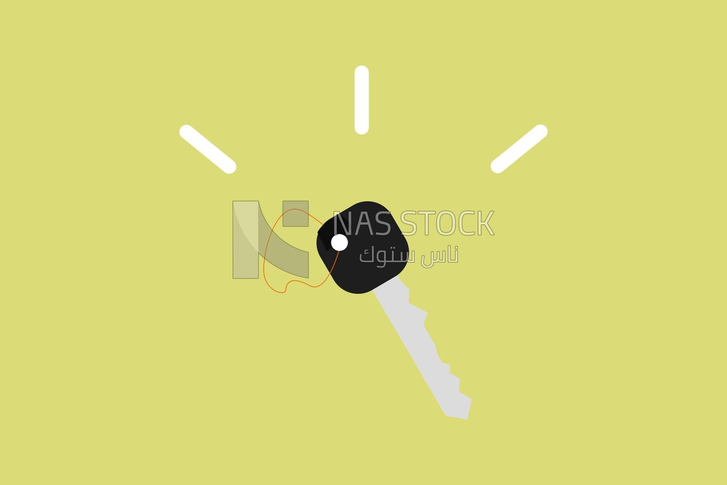 Key, graphics, icons, vector illustrator.