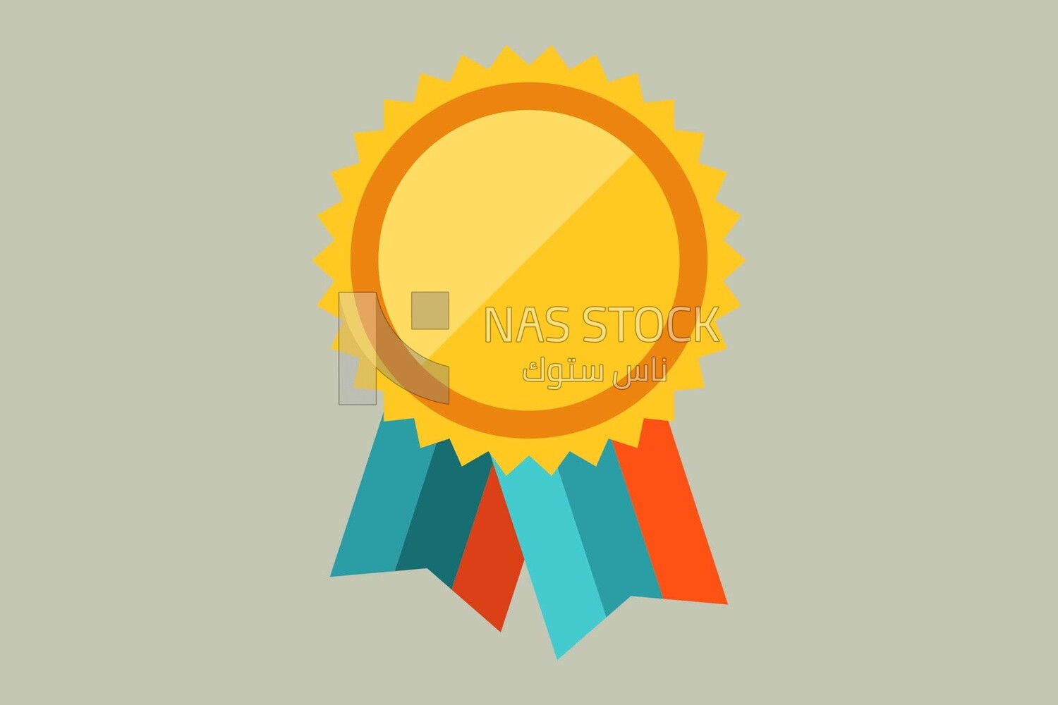 Gold medal icon, icons and templates, vector illustrator