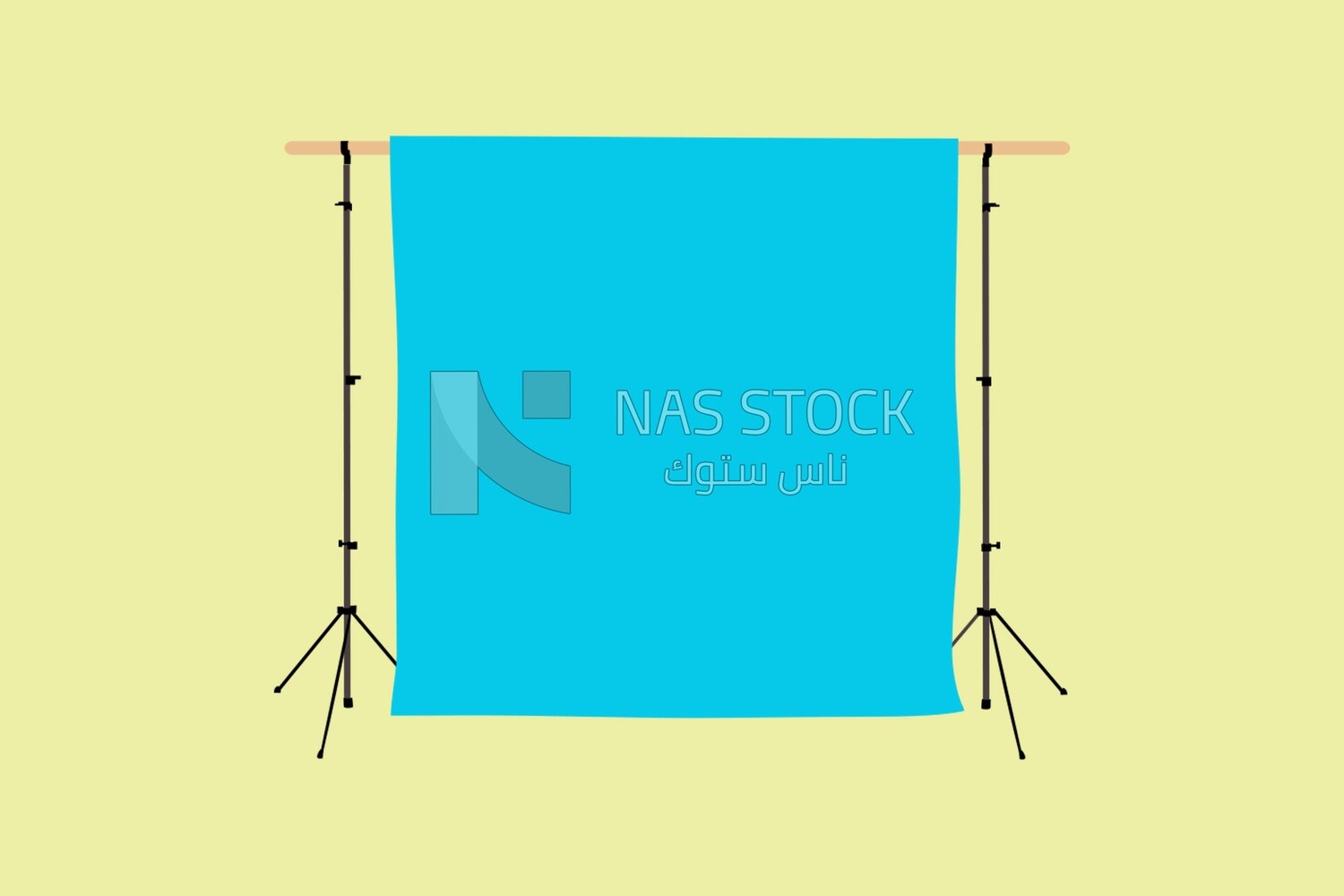 Studio backdrop icon, icons and templates, vector illustrator
