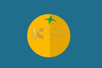 برتقالة ، رسومات ، أيقونات ، فيكتور اليستريتور