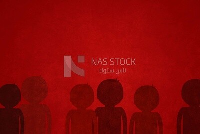 People shades, wallpaper, vector illustrator