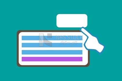 Hand pointing, graphics, icons, vector illustrator.
